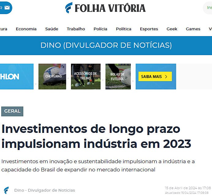 Investimentos de longo prazo impulsionam indstria em 2023